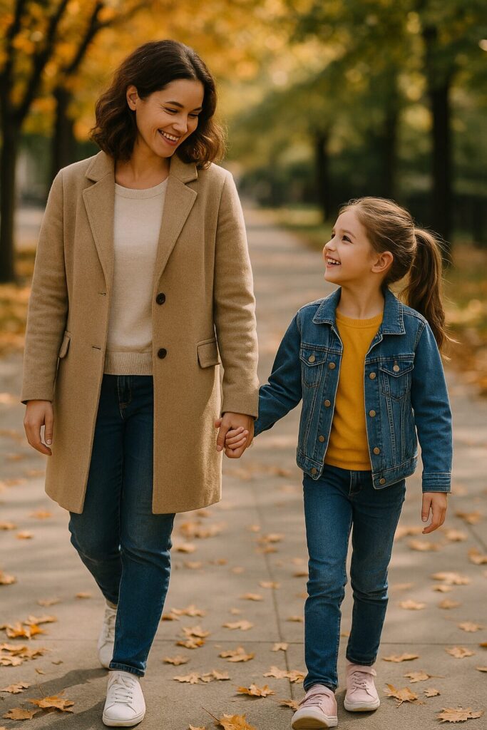 mamma e figlia che parlano serenamente